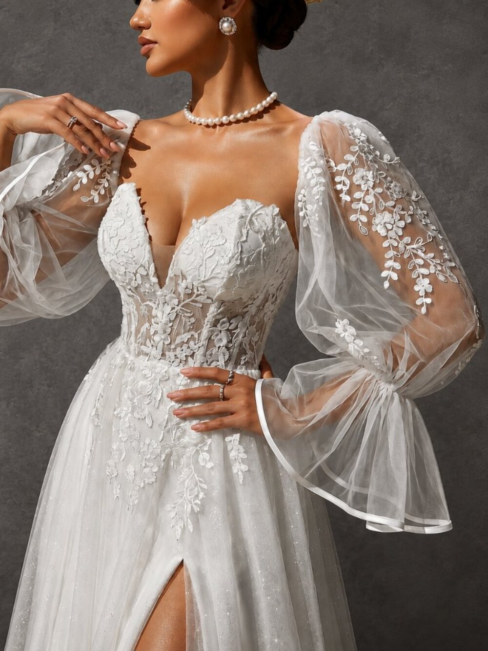 Fiona Detachable Bridal Sleeve